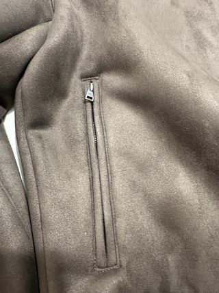 Cazadora Bomber Hombre Mango Marrón