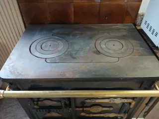 Cocina de leña antigua