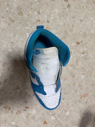 Nike Dunk High Blanco/Azul