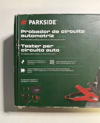 Probador de circuito automotriz Parkside PSKT 30 A