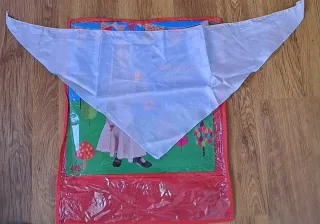 Disfraz Chulapa niña blanco lunares rojos