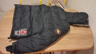 Abrigo Geographical Norway Negro Nuevo