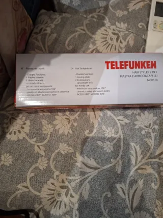 Piastra capelli Telefunken 2 in 1