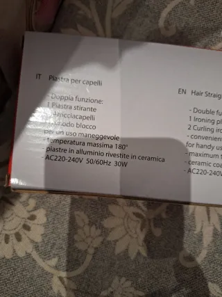 Piastra capelli Telefunken 2 in 1