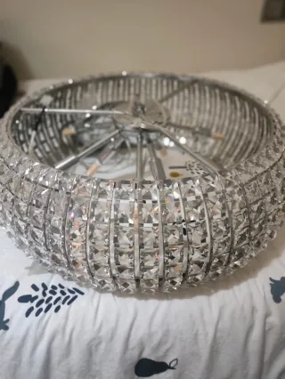 Lámpara Techo Schuller Diamond Cristal