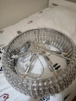 Lámpara Techo Schuller Diamond Cristal