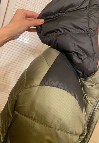 Chaqueta Columbia verde y negra