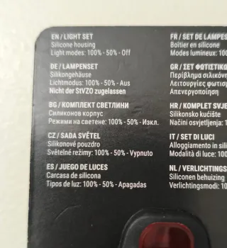 Juego Luces Walfort Bicicleta LED