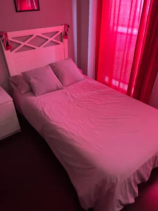 Cabecero madera blanco 105cm