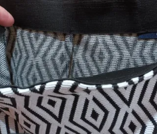 Minifalda geométrica mujer