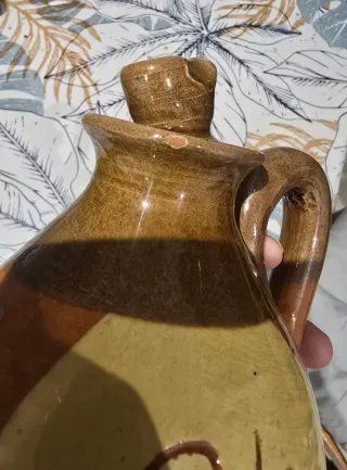 Aceitera cerámica rústica Oli