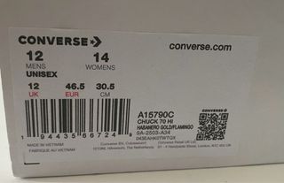 Nuevas Precio unid. Converse x Doraemon Talla 46.5
