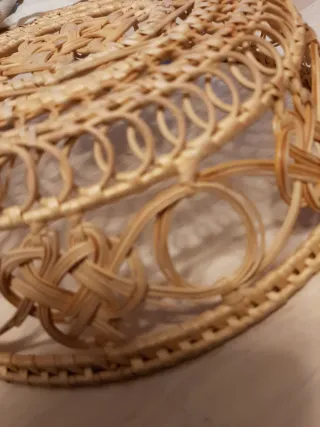 Cestino intrecciato in vimini