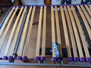 Cama articulada eléctrica con mando