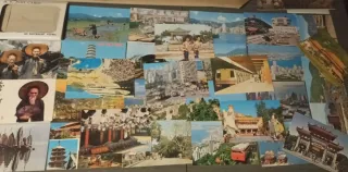 Lote Vintage Postales y Mapas Turísticos China