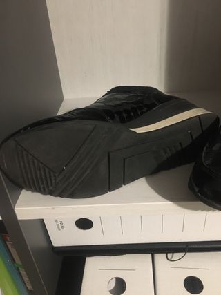 Zapatos Nature Cuero Negro Talla 38