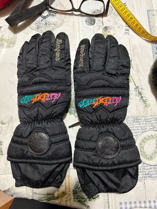 Guanti da neve Elegant neri xDonna