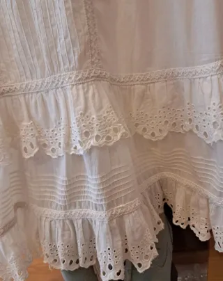 Conjunto Zara Falda y Top Blanco