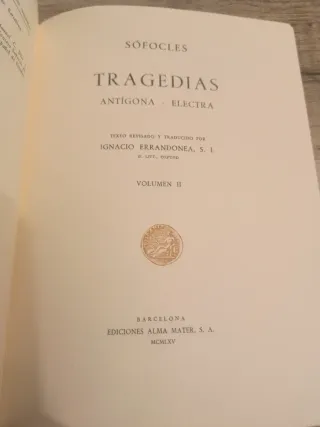 SOFOCLES TRAGEDIAS