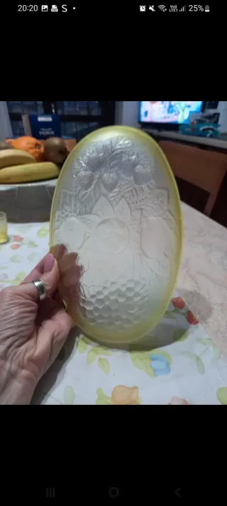 Set 3 bicchierini da liquore gialli