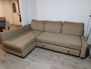 Sofá Cama IKEA FRIHETEN Beige en Xanceda