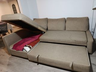 Sofá Cama IKEA FRIHETEN Beige en Xanceda