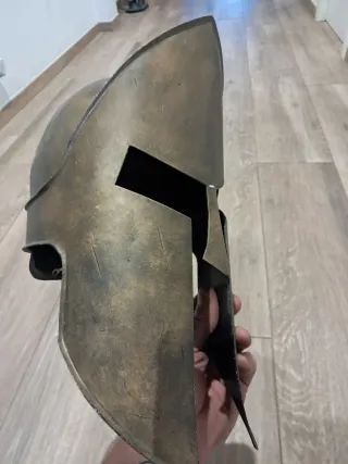 Casco Espartano Aluminio Hecho a Mano