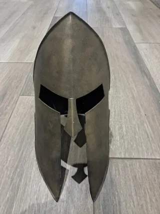 Casco Espartano Aluminio Hecho a Mano