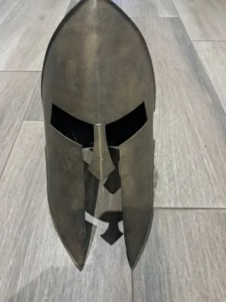 Casco Espartano Aluminio Hecho a Mano