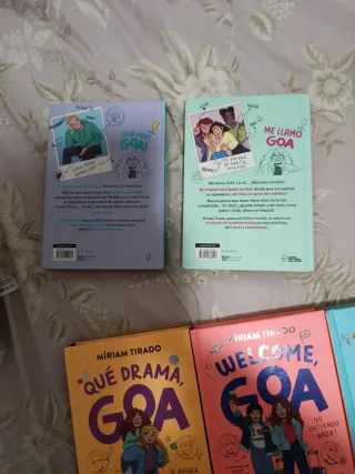 Unos libros de la colección de Goa