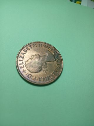 Moneda Antigua Inglaterra troquel partido