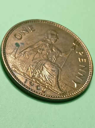 Moneda Antigua Inglaterra troquel partido