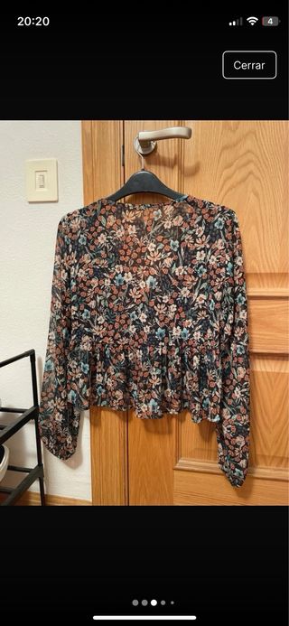 Blusa floral boho