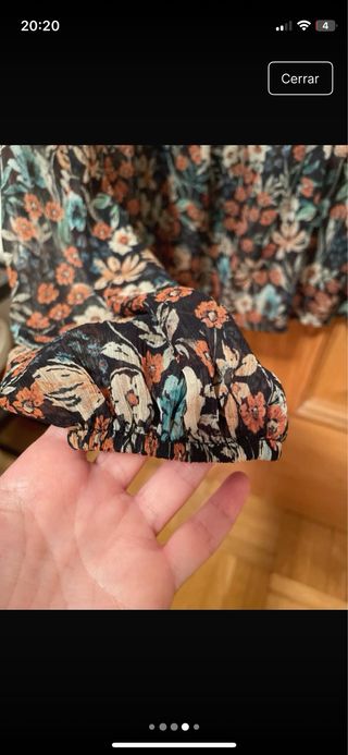 Blusa floral boho