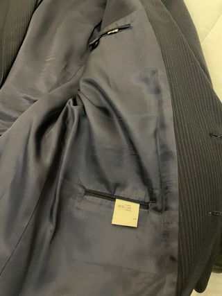 Traje de vestir caballero, azul marino