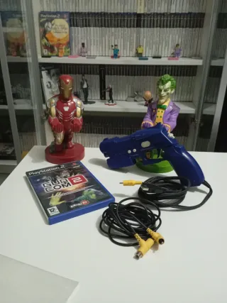 Pistola G-2 Namco y Gun Com 2 PS2