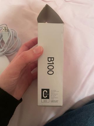 Ratón Logitech Blanco USB