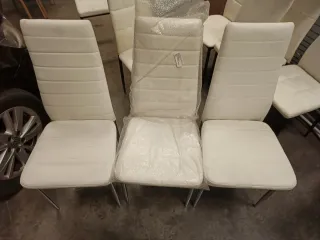 Sillas Blancas Piel Sintética