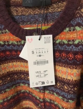 Cárdigan Zara otoñal