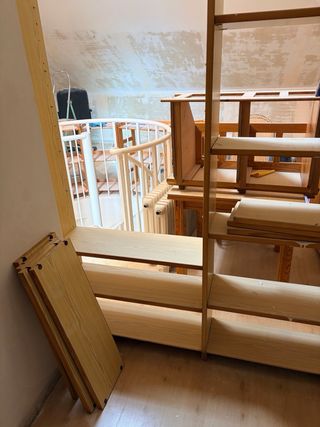 Estantería modular madera 11 baldas configurables