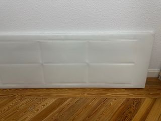 Cabecero blanco polipiel