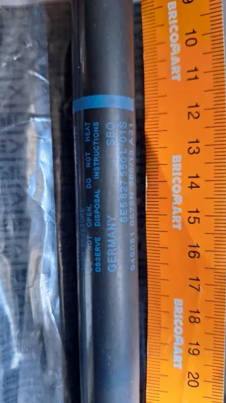 2 Amortiguadores 50 cm