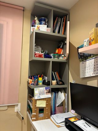 Cama abatible con armario y escritorio