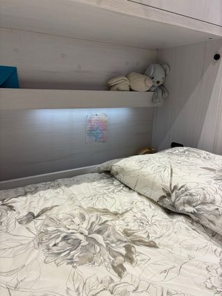Cama abatible con armario y escritorio