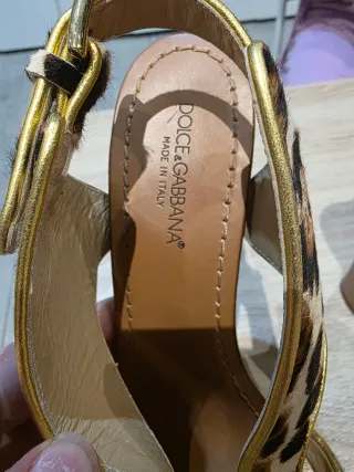 Sandalias Dolce & Gabbana Animal Print