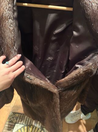 Abrigo de piel de astracán