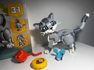 Lego Creator 31163 Gato con raton comedero y juget