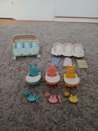 Trillizos familia conejos Sylvanian Families