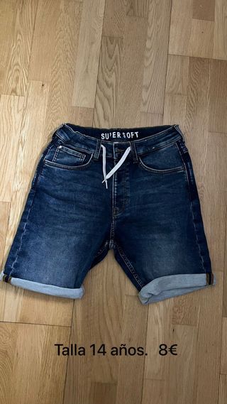 Pantalón corto vaquero niño