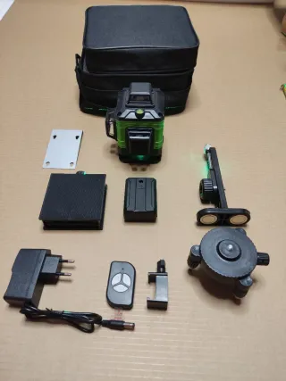 Nivel láser verde 4D 16 líneas, Horizontal/Vertica